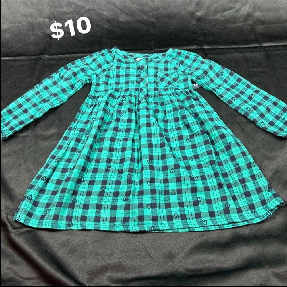 Old‎ Navy Teal Plaid Kids Dress